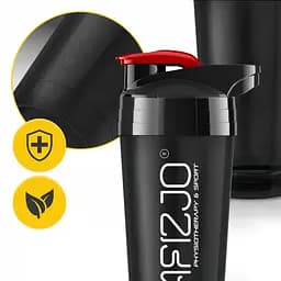 Шейкер спортивний 4FIZJO Ultra 700 мл Black/Red (P-5905973407106) - мініатюра 3