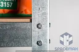 Стелаж металевий 150×60×60 оцинкований самозбірний SPACEMAX - мініатюра 3