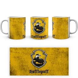 Кухоль GeekLand Harry Potter Гаррі Поттер Пуффендуй HP 002.10 330 мл білий - мініатюра 4