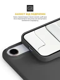 Силиконовый чехол с MagSafe для Apple iPhone 17 Air, ICON2 MagCase, черный, противоударный, панель с мягкой подкладкой, защита всего корпуса, поддержка беспроводной зарядки, совместим с защитными стеклами и пленками, ArmorStandart (ARM86250) - мініатюра 5