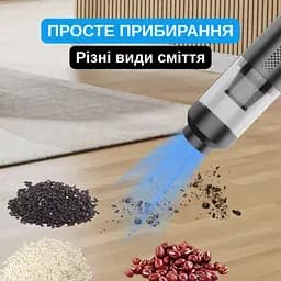 Автомобільний пилосос Yaoen 121 Brushless 90W 4000mAh (YVCNU3090B 5408) Чорний - мініатюра 12