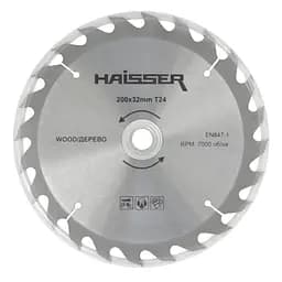 Диск пильний Haisser по дереву 200 х 32, 24 зуба (16469)
