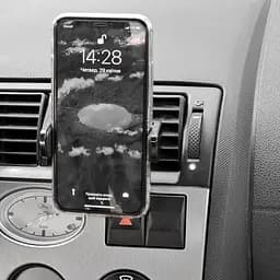 Тримач в машину Baseus Steel Cannon Air Outlet Car Mount срібний (30494 silver) - мініатюра 3