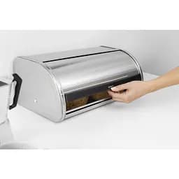 Хлібниця Brabantia Roll Top Bread Bin 17.3x44.5x26.2 см срібляста (348921) - мініатюра 7