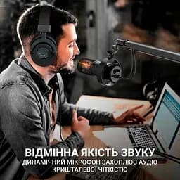 Мікрофон Fifine (T688) USB/XLR Black (T688) - мініатюра 9