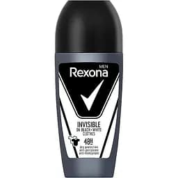 Антиперспирант Rexona Men Invisible On Black+White Clothes 48h шариковый 50 мл