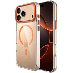 Чохол Epik TPU Space Case Apex with MagSafe для Apple iPhone 17 Pro Max (6.9) Papaya