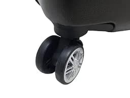 Валіза маленька S ABS-пластик Worldline Airtex 652 60×39×25см 58л Сірий - мініатюра 6