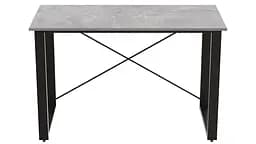 Письмовий стіл Ferrum-decor Драйв 750x1000x700 Чорний метал ДСП Бетон 32 мм (FRD-103365) - мініатюра 3