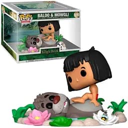 Фигурка Funko Pop Книга джунглей Маугли и Балу Jungle Book Mowgli with Baloo 10 см FP JB MB 1490