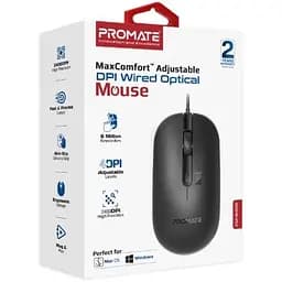 Комп'ютерна мишка Promate CM-2400 USB Black (cm-2400.black) - мініатюра 2
