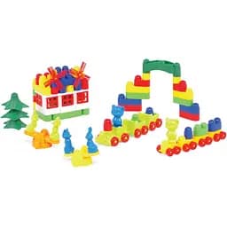 Детский конструктор Colorplast Мастер Блок №6 1-028 113 деталей