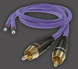 Аналоговий фоно-кабель для програвачів вінілу 2xRCA-2xRCA Melodika MDPH-15 PHONO Cable 1.5m - мініатюра 6