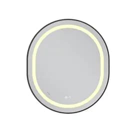 Дзеркало Mixxus Premium ELLIPSE MV05-80x70-REVERSE BLACK (LED Touch, Anti-fog (3-6kK)) (MP6646) - мініатюра 4