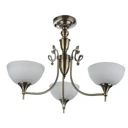 Люстра потолочная Brille для кухни E27 AB (BKL-494S/3)