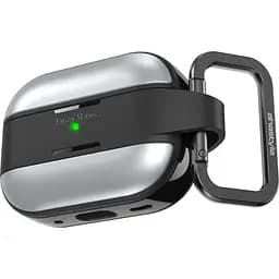 Чехол AhaStyle Rugged Aluminium Case для AirPods Pro 2 Silver [133858]