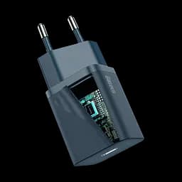 Мережевий зарядний пристрій Baseus Super Si 1Type-C 20W CCSUP-B03 Blue - мініатюра 3