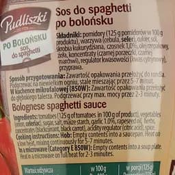 Соус для спагетті Pudliszki Болоньєзе 500 г - мініатюра 4