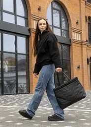Сумка Sambag Shopper Tote QRS чорний 42 х 34 х 14 см (93383001) - мініатюра 4