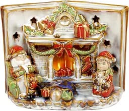 Декор керамічний книга Merry Christmas з LED підсвічуванням Bona 24х12.5х18 см dec0008413