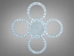 Стельова LED-люстра кільця Diasha MX4770/4+1S WH Ø 50 см, 73 W - мініатюра 3