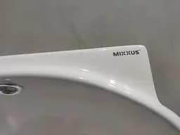 Умивальник підвісний Mixxus Premium Diverse-1201-R 400x215x140 мм з отвором під змішувач та перелив MP6506, Білий - мініатюра 2