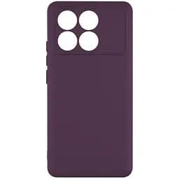 Чохол Silicone Cover з рамкою камери A Xiaomi Poco X6 Pro 5G Elegant Purple (34618_3342278)