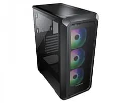 Корпус Cougar Archon 2 Mesh RGB Black, без БЖ, Mid Tower, ATX/Micro ATX/Mini ITX, 1xUSB 2.0, 2xUSB 3.0, 3x120 мм ARGB Fan, скляне вікно - мініатюра 3