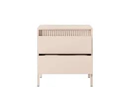 Тумба приліжкова Perfect Home Сенсо / Senso 2S/53 з 2 шухлядами Беж (PFH-092035) - мініатюра 5