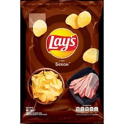 Чипси Lays зі смаком бекону 60 г (920462)