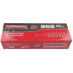 Набір ключів комбінованих Haisser Cold Stamped Satin 20 шт. (124479) - мініатюра 3