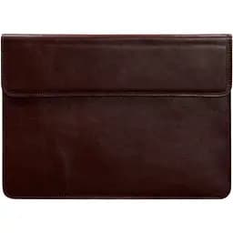 Кожаный чехол-конверт BlankNote на магнитах для ноутбука Универсальный Бордовый