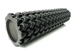 Масажний ролик EasyFit Plexus 45 см Чорний (EF-3341-3-Bk)