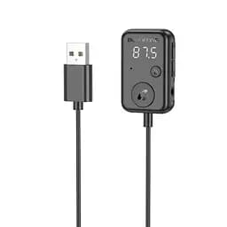 Bluetooth аудіо ресивер Borofone BC49 June (USB-A) Black - мініатюра 7