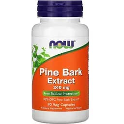 Екстракт соснової кори Now Foods 240 мг 90 рослинних капсул 
