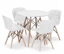 Обеденный комплект JUMI-4 WHITE