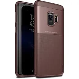 Чохол-накладка iPaky Elegant Grid Design TPU Hybrid Case Samsung Galaxy S9 G960F Brown