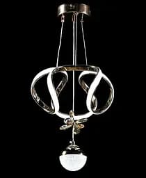 Люстра стельова LED Splendid Ray L123/2, 30W, золото, білий, сучасний стиль, регульована висота - мініатюра 2