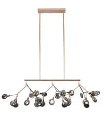 Люстра LED PETALinisoln Levistella 918LP264-27 RS+BK