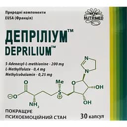 Диетическая добавка при депрессии Nutrimed Деприлиум капсулы 30 шт. (601.088)
