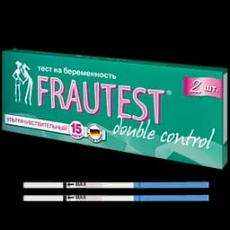 Тест-смужка для визначення вагітності Frautest double control №2