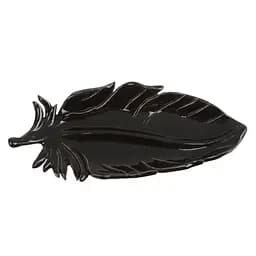 Керамическая подставка Перо черное Aro-782