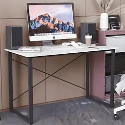 Комп'ютерний стіл Ferrum-decor Дейв 75x140x60 чорний ДСП Білий 16мм (FRD-101983)