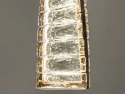 Підвісний світильник LED Diasha 531/1D-500G, 15W, золото, регульована висота, для коридору та вітальні - мініатюра 4