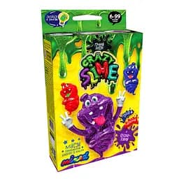 Детский набор для проведения опытов "Crazy Slime" Danko Toys SLM-02 укр Фиолетовый