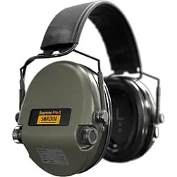 Активні навушники Sordin Supreme Pro-X SFA зі шкіряним оголів’ям Green
