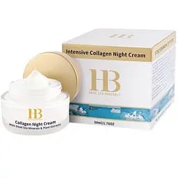Інтенсивний нічний крем Health&Beauty колагеновий, антивіковий, 50 мл