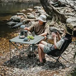 Стіл складаний Naturehike CNK2450JJ013 алюміній M (Сірий) - мініатюра 8