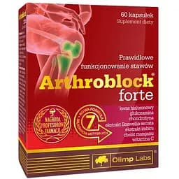 Препарат для суглобів і зв'язок Olimp Arthroblock Forte, 60 капсул