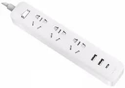 Подовжувач XiaomiXiaomi Power Strip 20W Fast Charge (3 sockets +2 USB+1 TypeC) XMCXB05QM BHR5094CN White EU Plug
